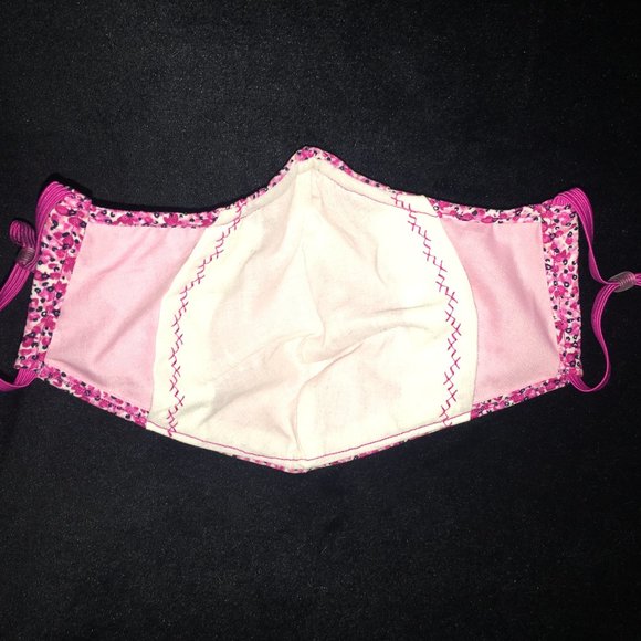 Reusable / Washable Sculpted Mask / Pink Blossom - Picture 5 of 7